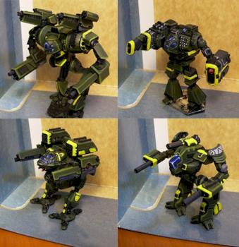 FASA Battletech - Merc battlemech lance by broadcast
