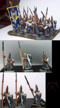 hight elves spearmen by charliess