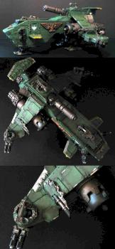 Dark Angels metal Thunderhawk by shockfire