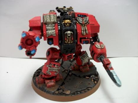 Blood Angels Librarian Dreadnought by dajo