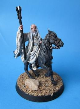 Saroumane à cheval by Berou