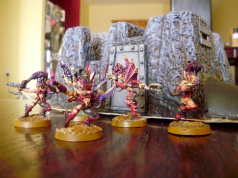 Dark Eldar Wych Squad (Close Up) by Renny27