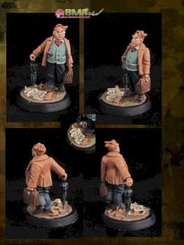 Thrilling Tales model:Proff Walcot by belminiart
