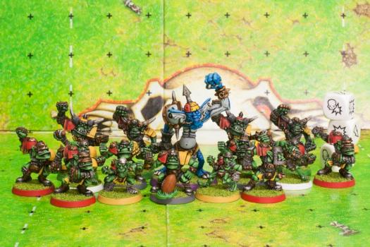 Blood Bowl Orc Team by kasimir74