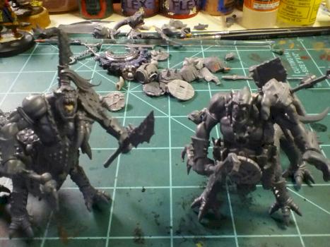 wild ork half dragons - wip by Andrewcal