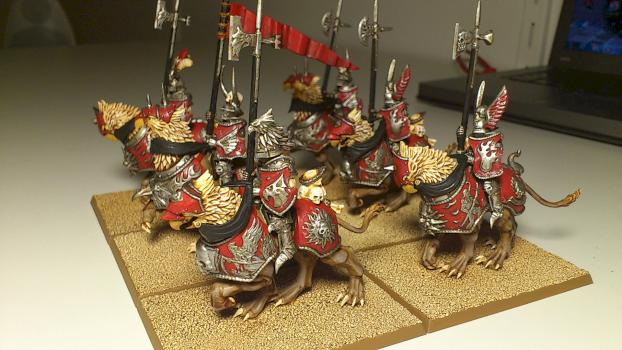 Empire Demigryph Knights by Ereson