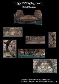 High Elf Display Board ''Go Tell The Asur'' by dreamsOFwar