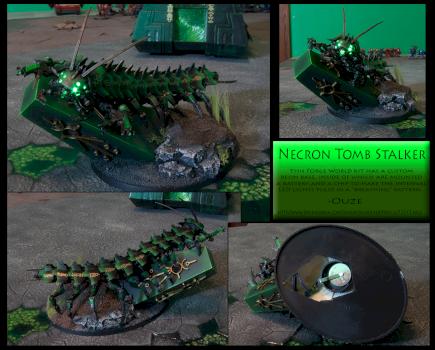Tomb Stalker with Pulsing LEDs by Ouze
