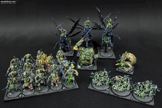Nurgle Daemons of Chaos Army by BloodyBeast.com