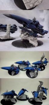 Eldar jetbikes by Vvion