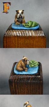 perrete cojin dog by fanath