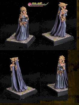Evil Female:Cleric of Mammon by belminiart
