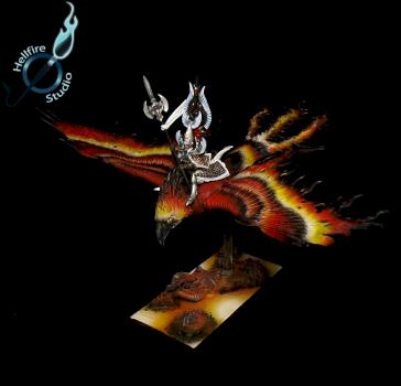 Flamespyre phoenix by HellfireStudio