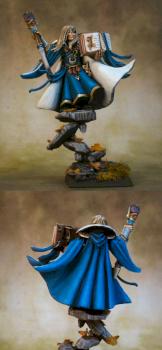 high elf mage by Theminiaturepainter