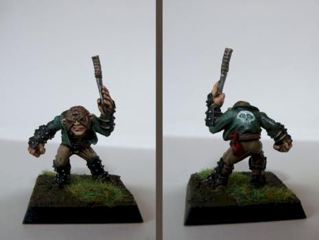 Halfling with a knife by Ignacja