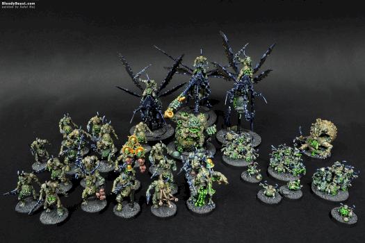 Nurgle Chaos Daemons Army by BloodyBeast.com