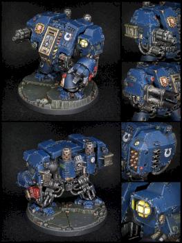 Ultramarine Dreadnought by asprok