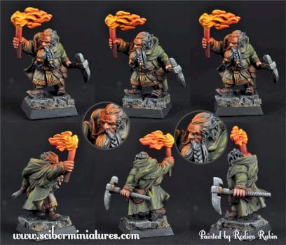 Dwarf Miner by Scibor
