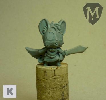 Gerbil Adventurer by Meridian Miniatures