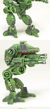 15mm scale Warhawk / Masakari battle mech by Tehnolog by Manu Fox