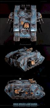 Space Wolves Land Raider by Delius