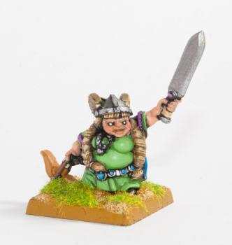 Female Dwarf Fighter / Cleric by gregorydecat