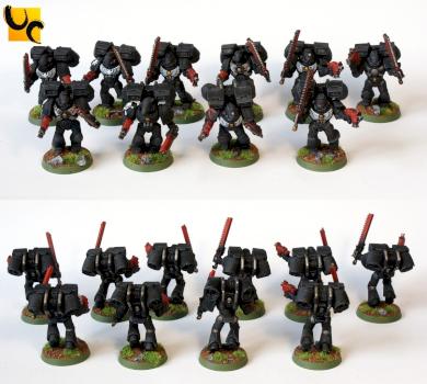 Space Marine Assault Squad by UnlimitedColours