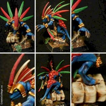 Skink Priest WIP by Padavan