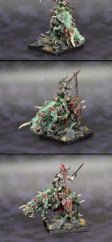 Kazyk the Befouled on Rot Beast by Jambot