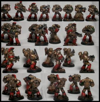 Space Marine Minotaur's Tactical Squad by Sasa0mg