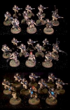 Cadian Shocktroops by P4Painting