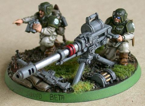Cadian Fire support team with autocannon by paulc
