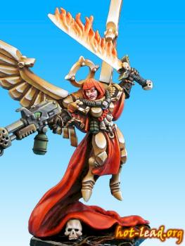 Sister of Battle Seraphim - close up by Hot Lead