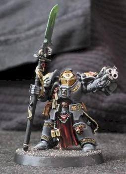 Grey Knight Terminator Brother Captain & retinue by nornicle
