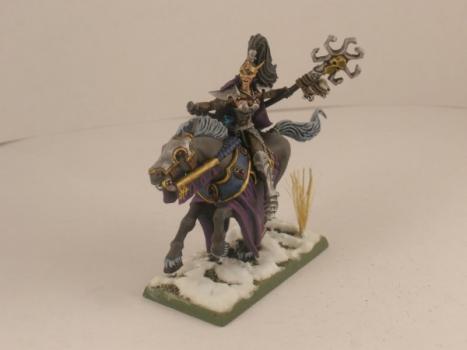 dark elf sorceress on dark steed by jonlaw82
