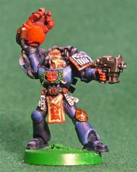 Crimson Fists Captain Cortez by Midge913