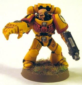 Imperial Fist Sergeant by Phryxis