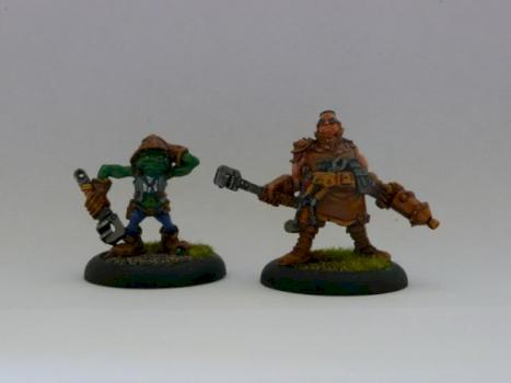 Cygnar Mechanik & Goblin Bodger by Stront