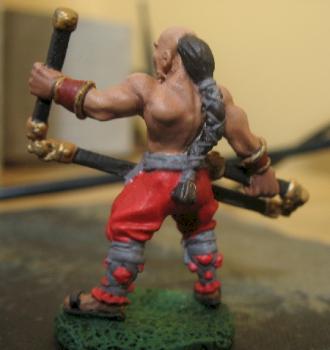 Warrior Monk back View by nestersan