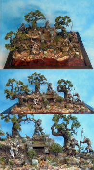 Wolfen Diorama by Jamie
