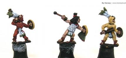 Aztec warrior GLADIATOR MINIATURES 15mm by Heresy