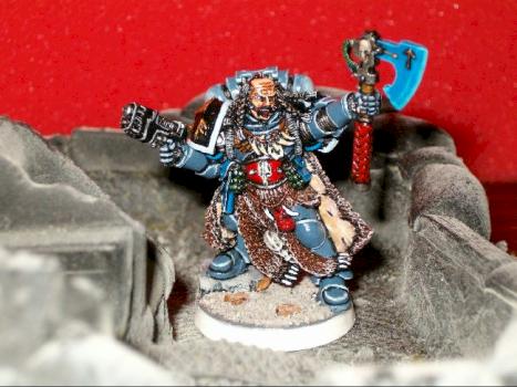 Space Wolf Rune Priest by Kraytdragn