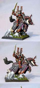 Mounted Chaos Lord of Khrone by UkkoLOurs