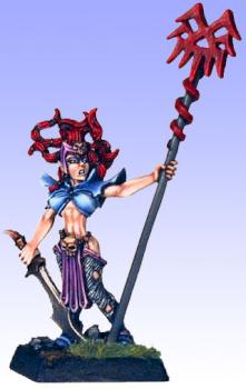 Witch Elf Standard Bearer by bogrim