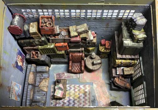 Post Apoc Waiting Room Interior 2 by Clanmac