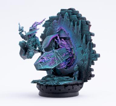 Malifaux Guild Death Marshall Diorama by Marshmalador