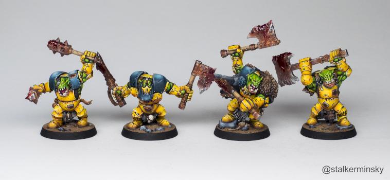Warhammer Underworlds Ironskull’s Boyz by stalkerminsky