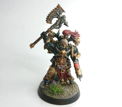 Black Legion Chaos Space Marine Aspiring Champion by Iamgeorgeous