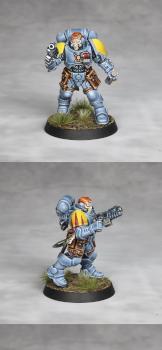 Space Wolves Reiver Sergeant by El Guardian