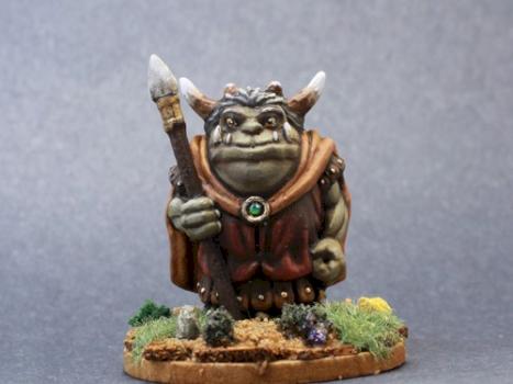 Dragonlock Goblin with Spear 3d print resin by superbug983